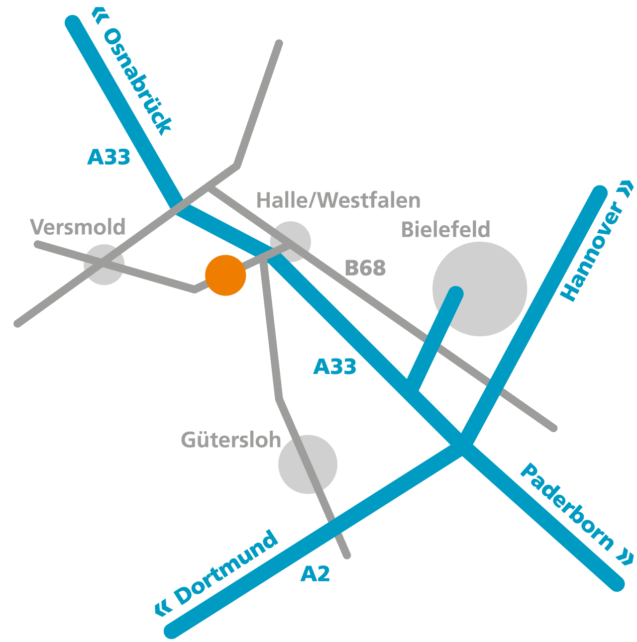 hbw-anfahrtskizze Anfahrtskizze zum Hörster Betonwerk
